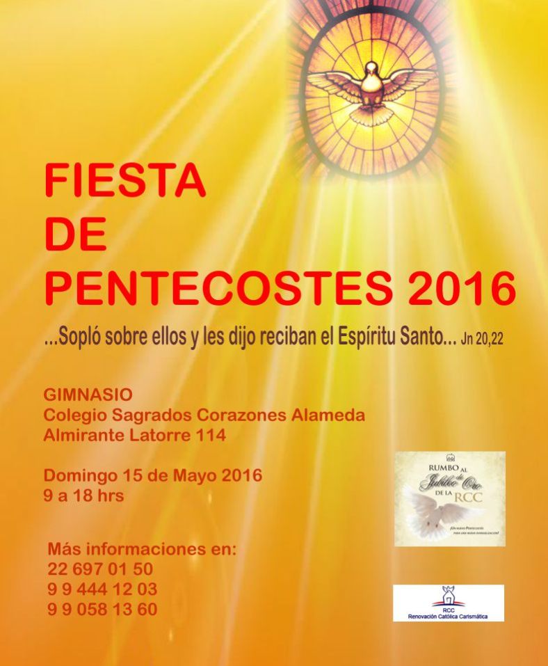 Fiesta Pentecostés 2016
